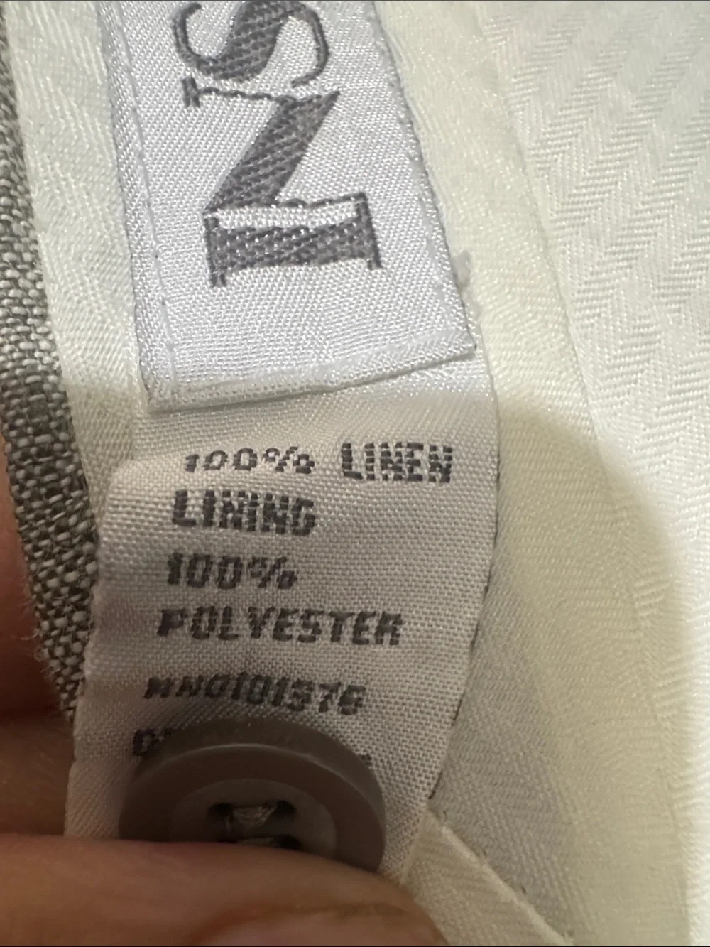Men's Light Gray Dress Pants — Tailored Linen-Blend